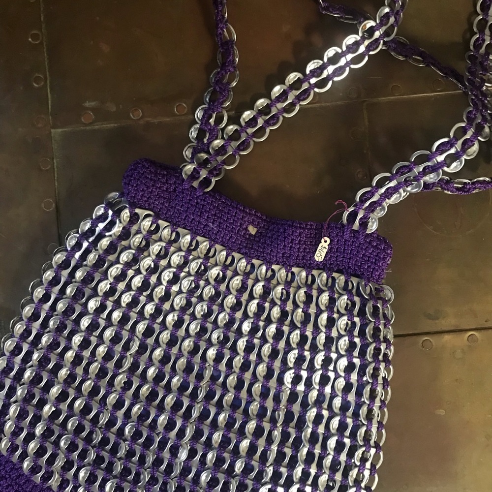Handmade Purse- unique coke can tab bag